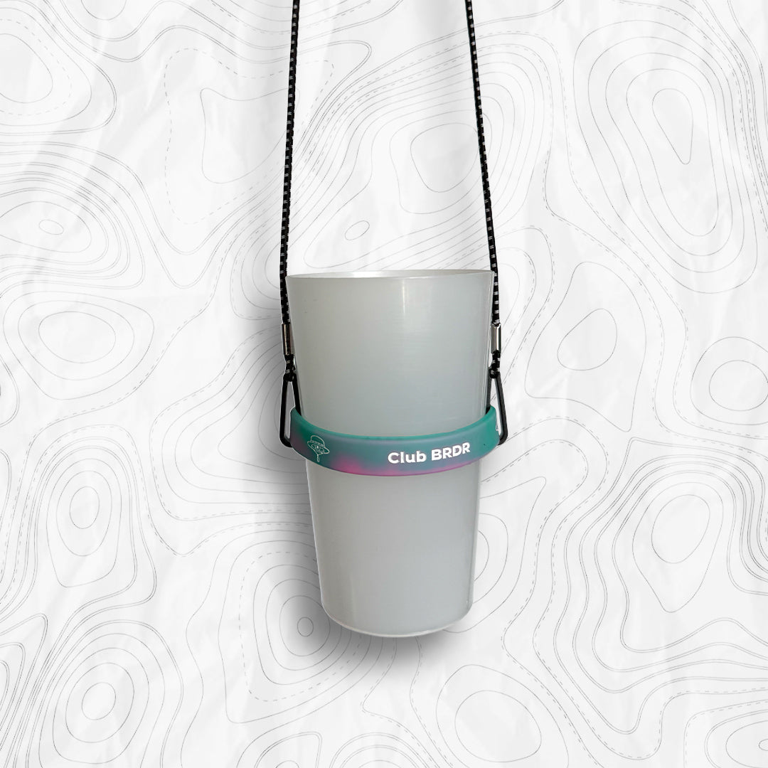 Bob club baroudeur tempo coloris "sea" (turquoise et Lila) Coté avec mesh aéré pour plus de confort 
